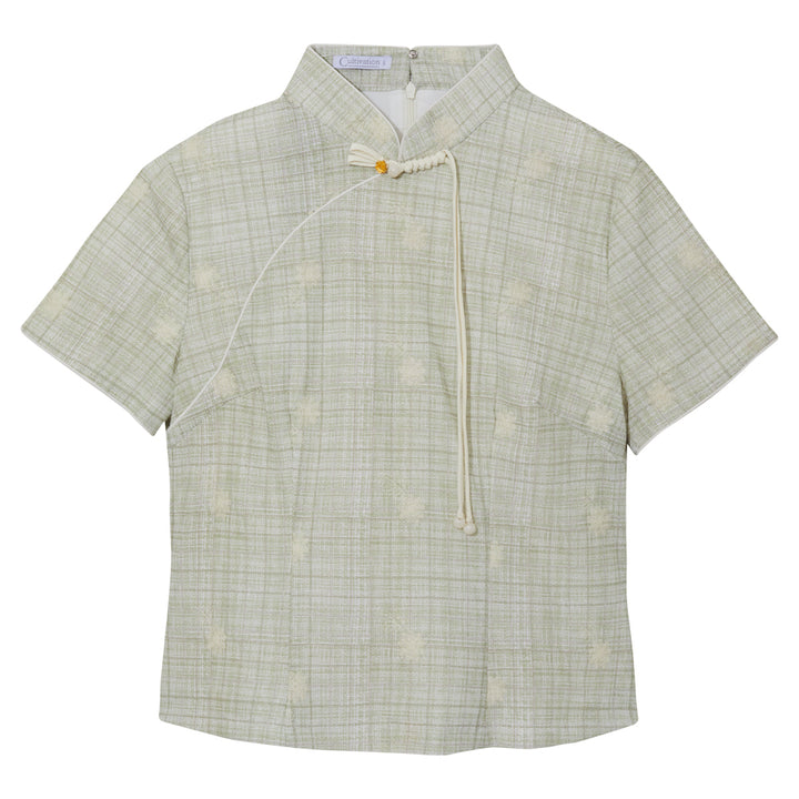 CULTIVATION Lunar Grace Top (Green) | Isetan KL Online Store