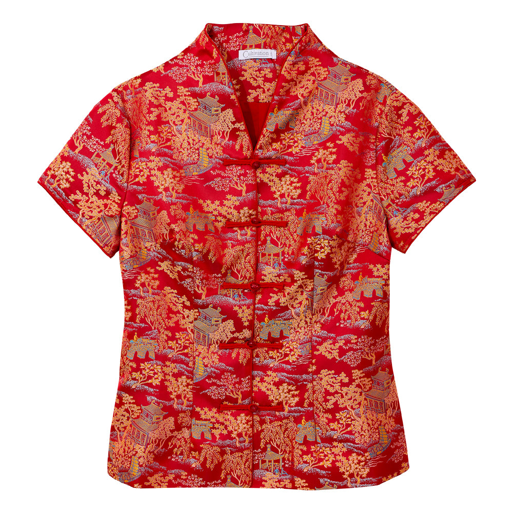 CULTIVATION Spring Blessing Top (Red) | Isetan KL Online Store