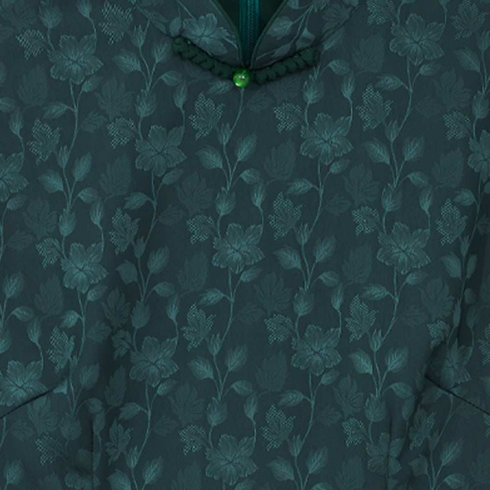 CULTIVATION Fortune Flora Blouse (Emerald) | Isetan KL Online Store