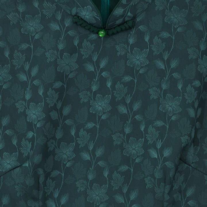 CULTIVATION Fortune Flora Blouse (Emerald) | Isetan KL Online Store