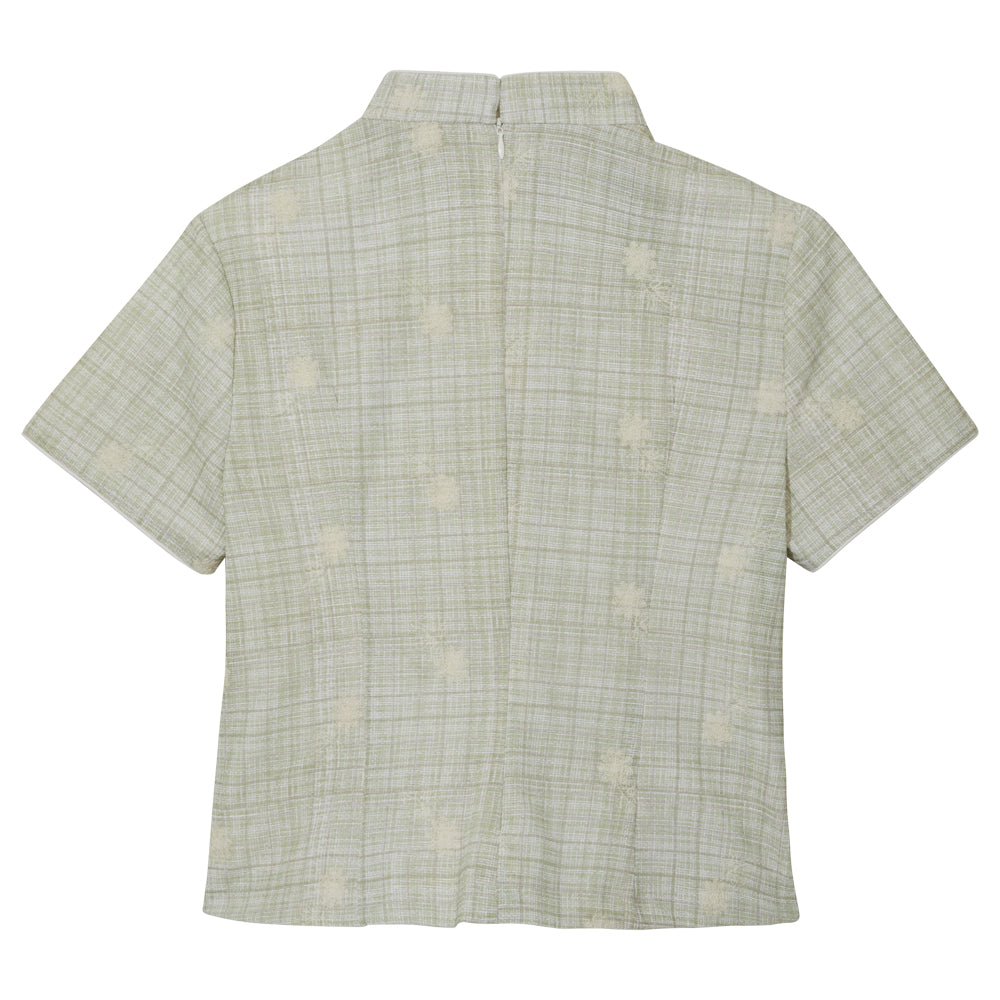 CULTIVATION Lunar Grace Top (Green) | Isetan KL Online Store