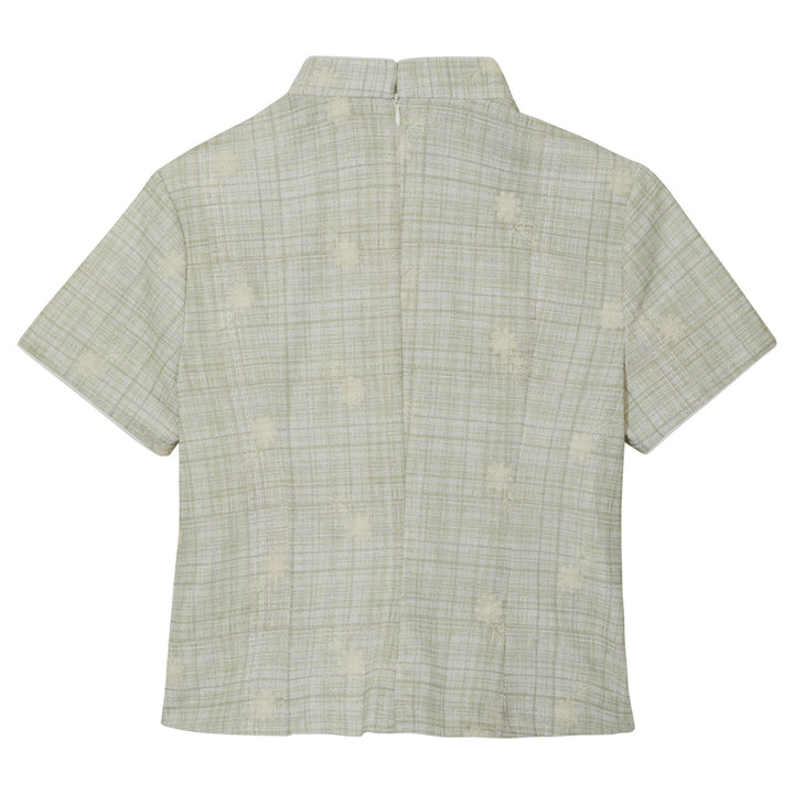 CULTIVATION Lunar Grace Top (Green) | Isetan KL Online Store