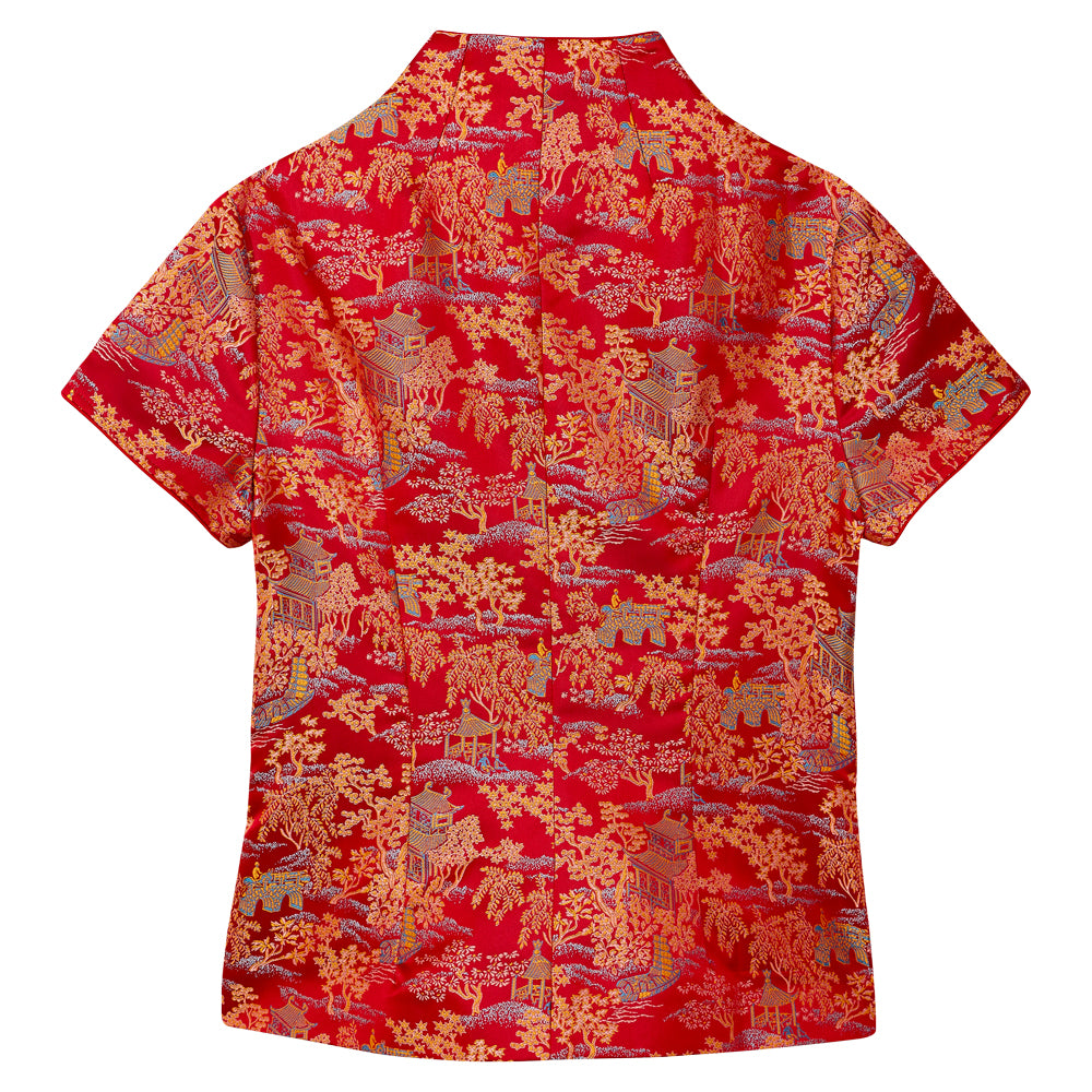 CULTIVATION Spring Blessing Top (Red) | Isetan KL Online Store