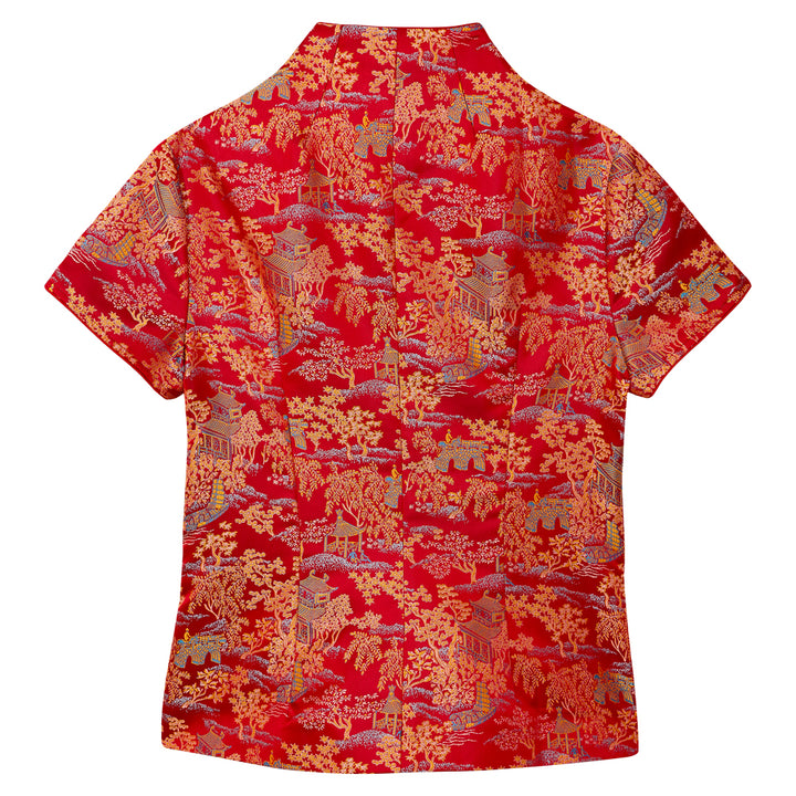 CULTIVATION Spring Blessing Top (Red) | Isetan KL Online Store