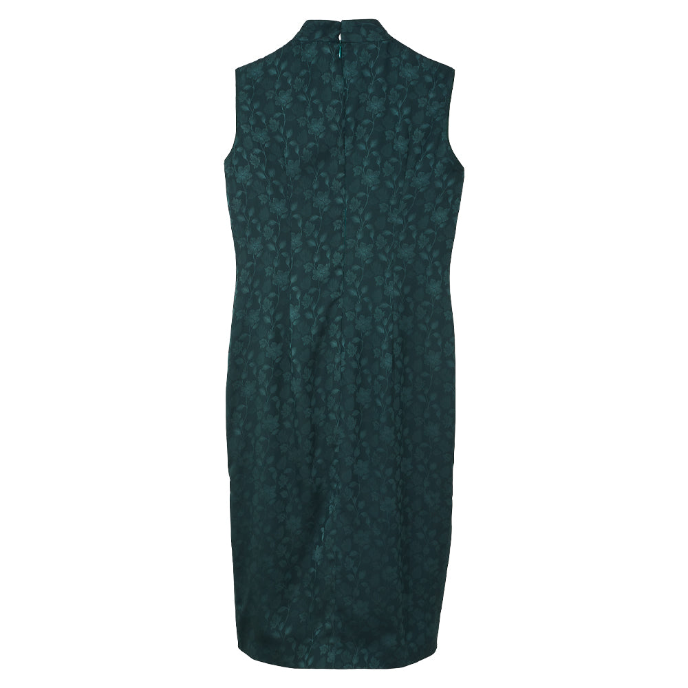CULTIVATION Prosperity Blooms Cheongsam (Emerald) | Isetan KL Online Store