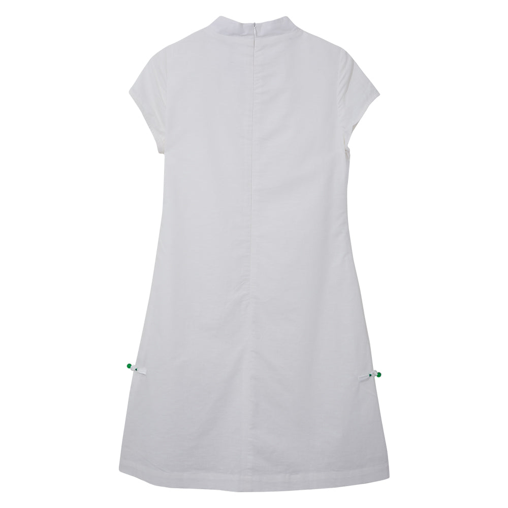 Prosperity Bloom Dress (White)