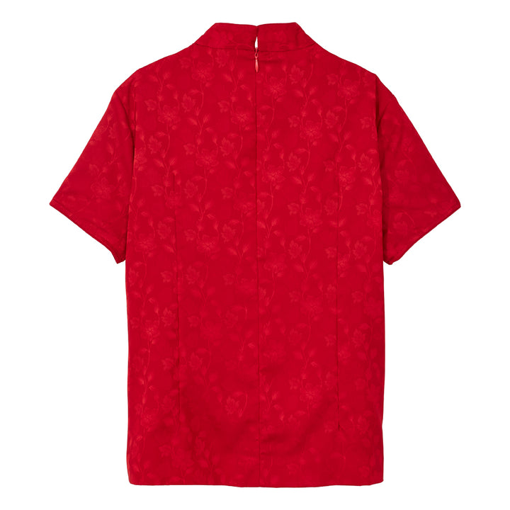 CULTIVATION Fortune Flora Blouse (Red) | Isetan KL Online Store