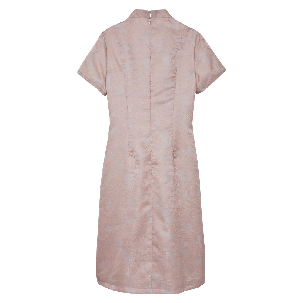 Peach Whisper Cheongsam