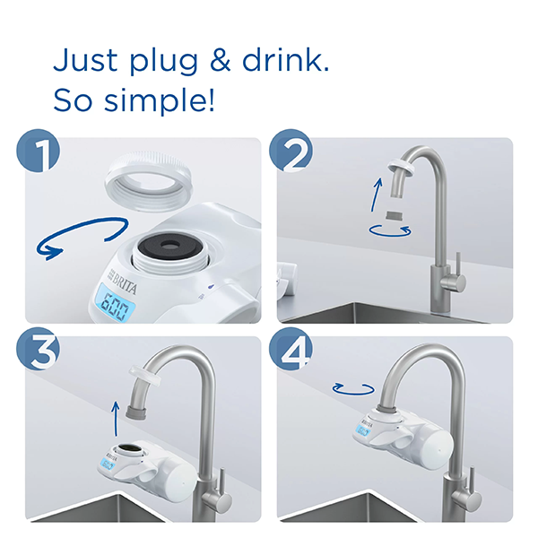 On Tap PRO V-MF Water Filter System with 1 V-MF Filter Cartridge