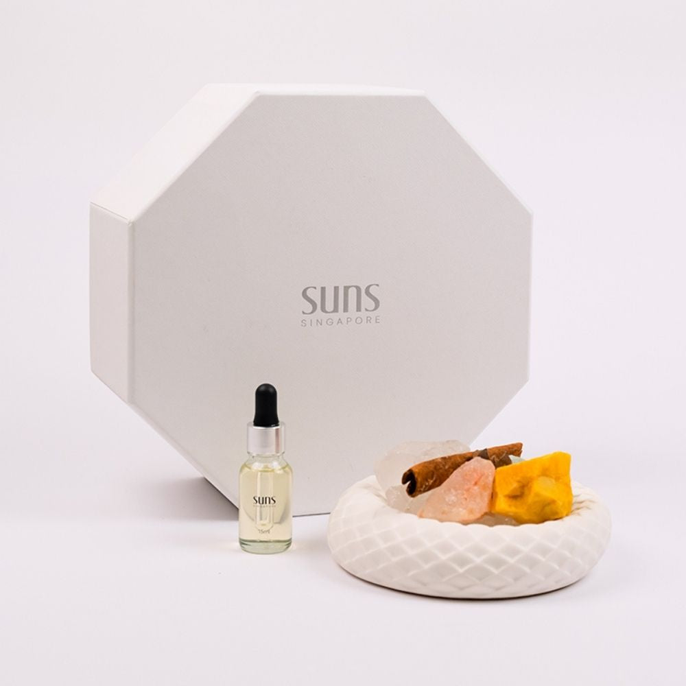 Longevity Serpent Crystal Diffuser 15ml x 2 (White)