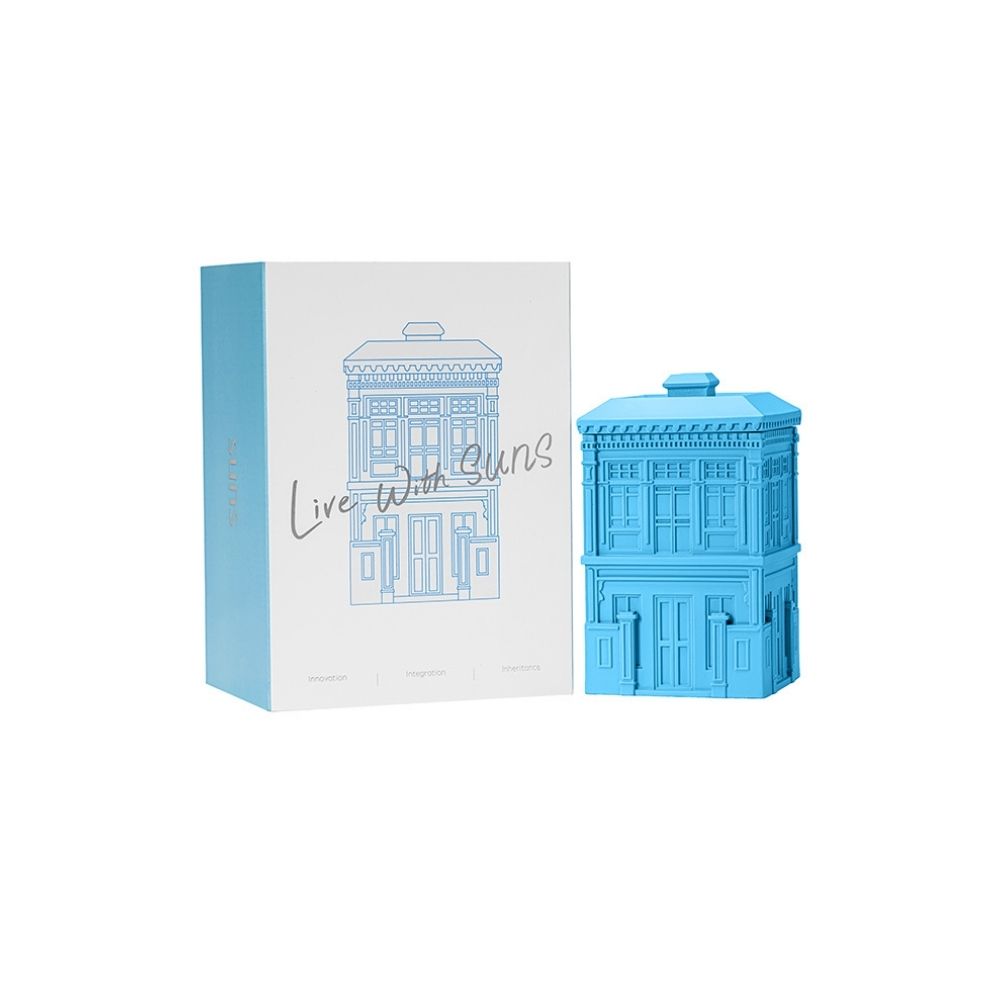 Mini Joochiat Time Scented Candle 100g  (Blue)