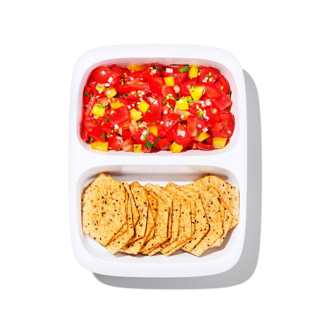 Good Grips PREP and GO - 2 Cup Divided Container