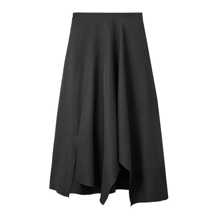 Flare Long Skirt (Black)