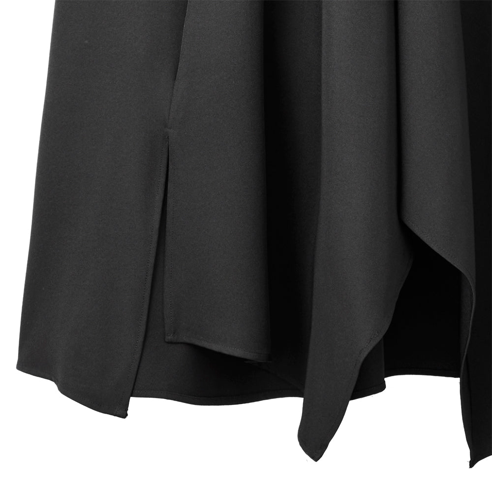 Flare Long Skirt (Black)