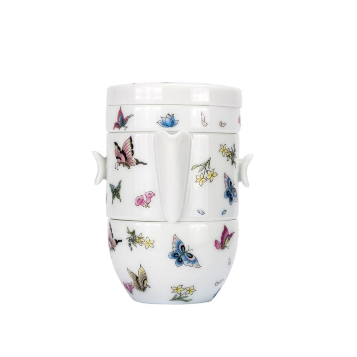 [Pickup Only] Butterfly Chinese Tea Travelling Set