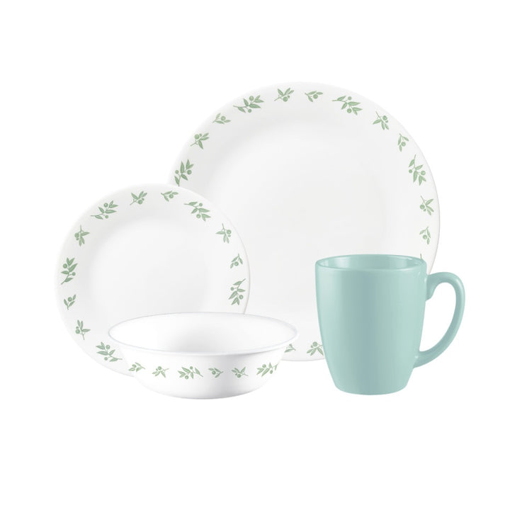 Essential 16pcs Dinner Set - Lime Tree