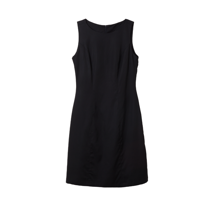 Minimalist Shift Dress (Black)