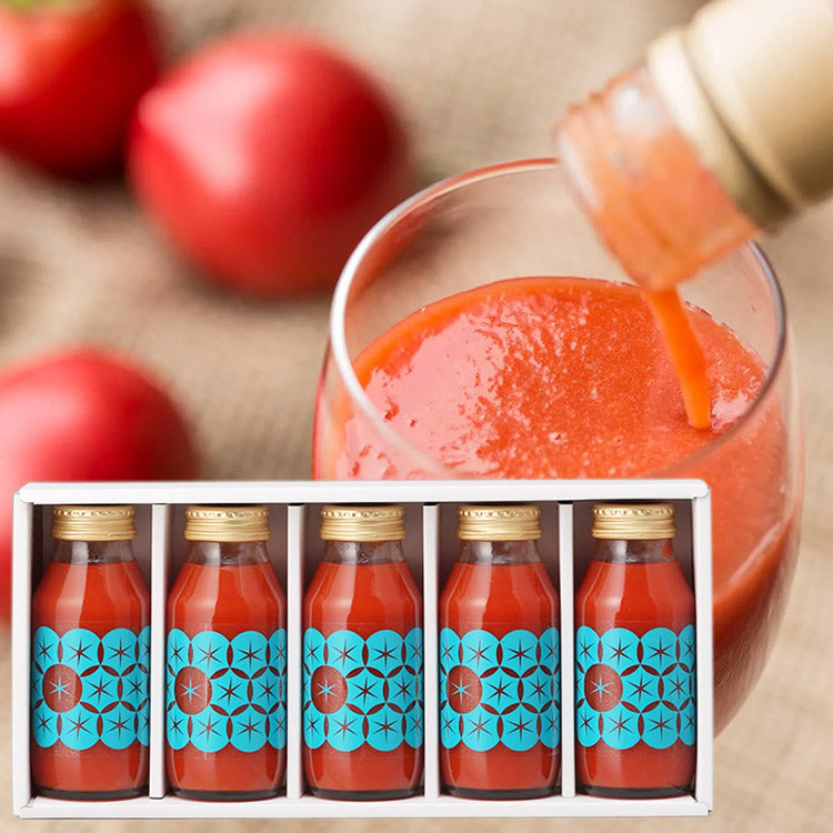 [Pre-order] Tomato Juice From Nakano Farm, Yoichi, Hokkaido (180ml x 5 bottles)