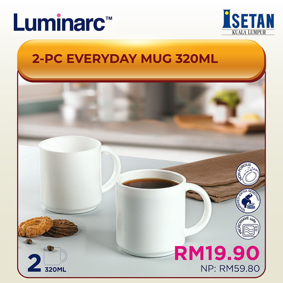 [Pickup only] Golden Maze Everyday Mug 320ml (2pcs)