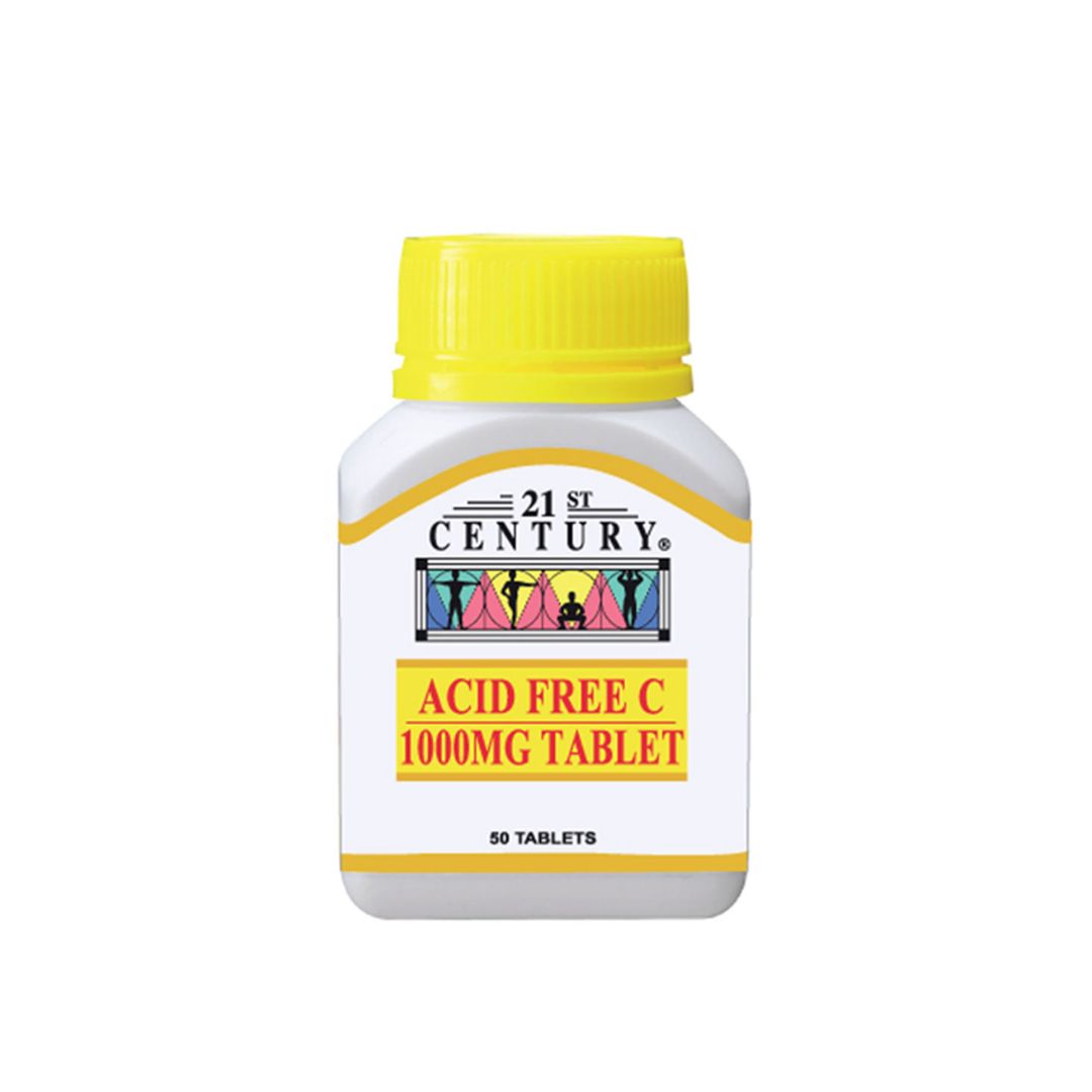 21st Century Acid Free C 1000mg 50s