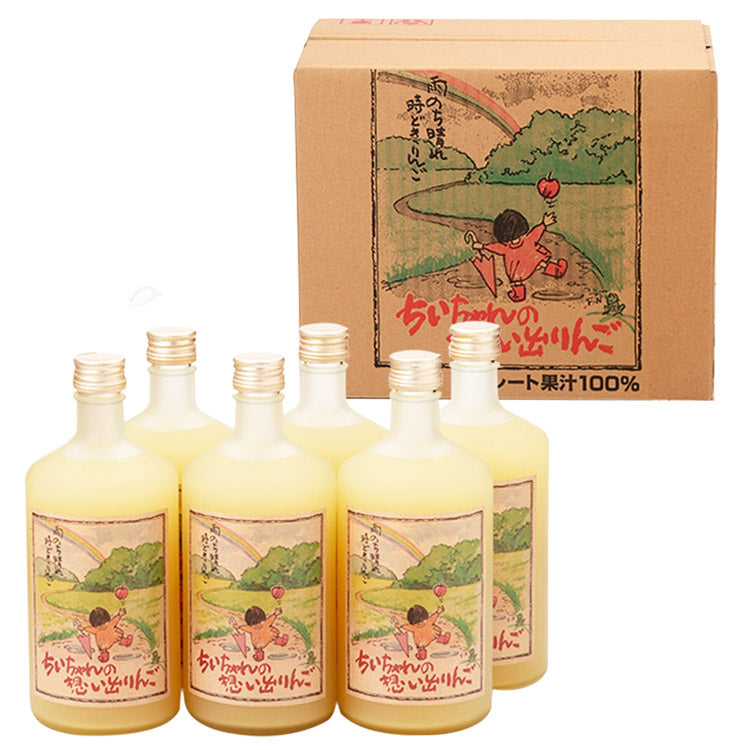 [Pre-order] 100% Apple Juice (720ml x 6) - Aomori Prefecture’s Seasonal Limited