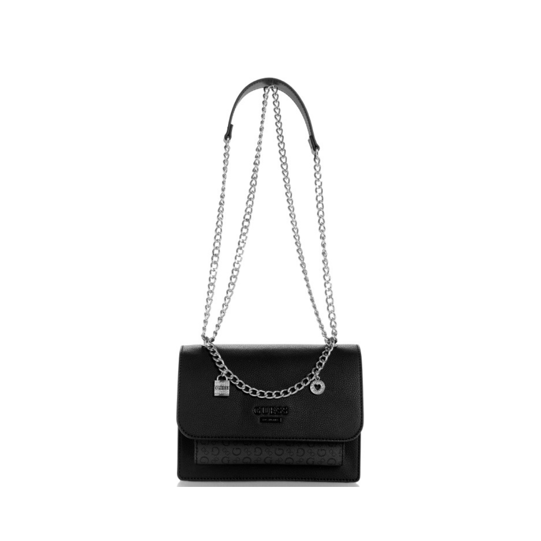 Beryln Convertible Crossbody Flap (Black)