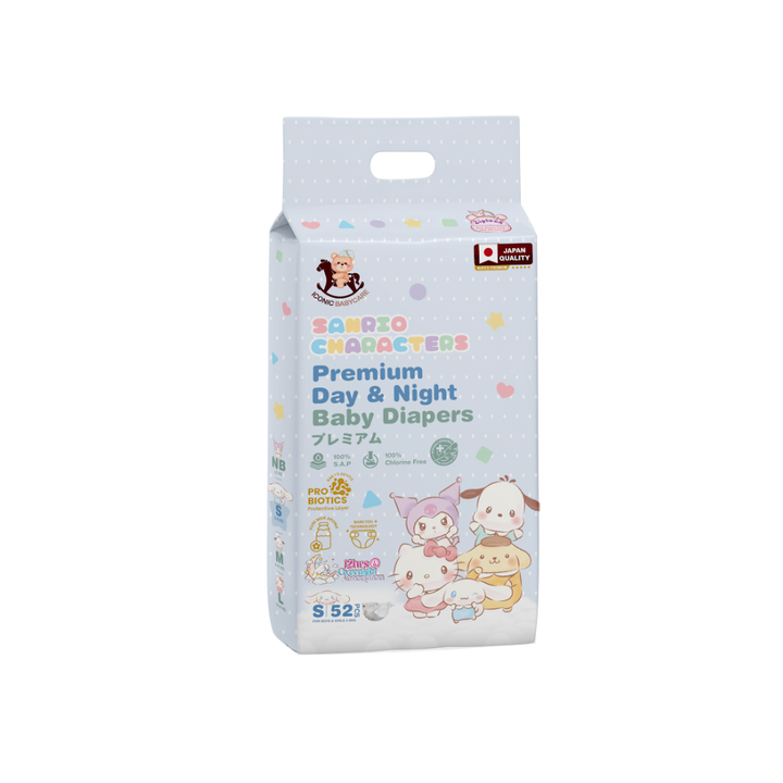 Iconic Babycare x Sanrio Premium Baby Diapers (Tape)