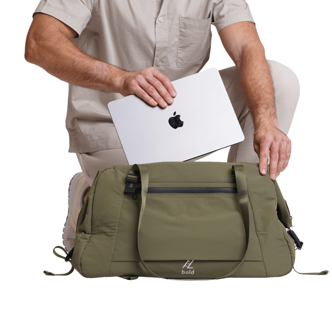 Bold : Mouve Premium Duffle Bag (Olive Green)