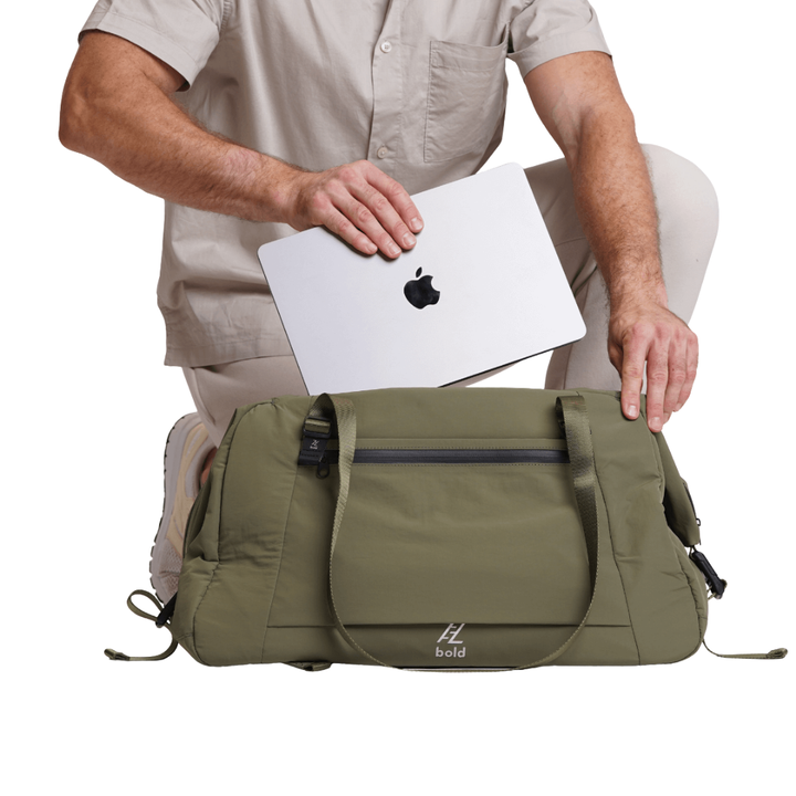 Bold : Mouve Premium Duffle Bag (Olive Green)