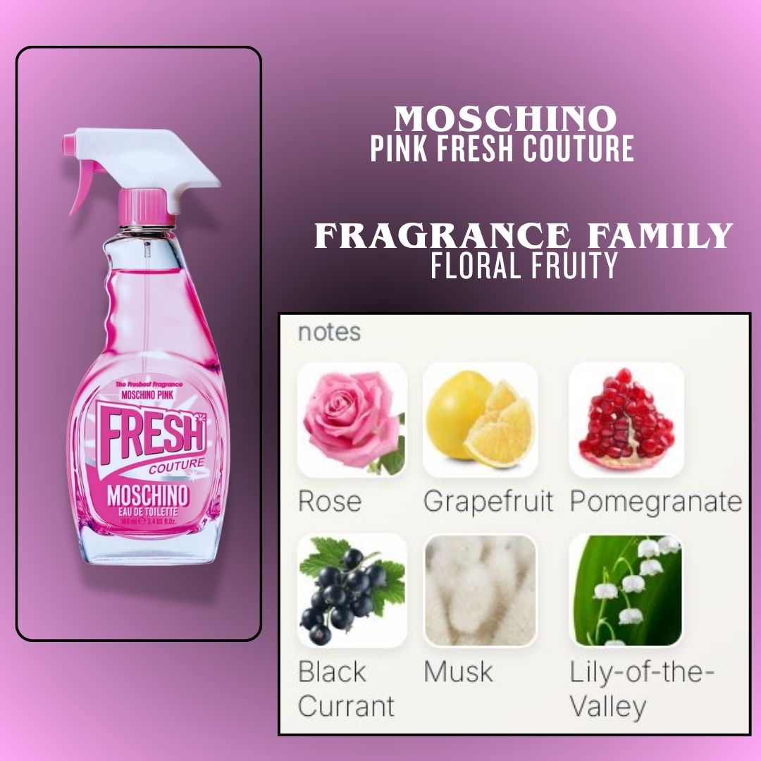 (Special Price) : Moschino Pink Fresh Couture EDT 100ml