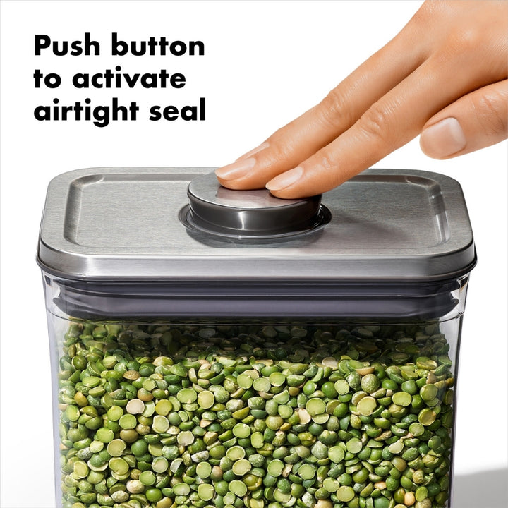 Good Grips Steel POP Container - Small Square Mini 0.4 QT / 0.4L