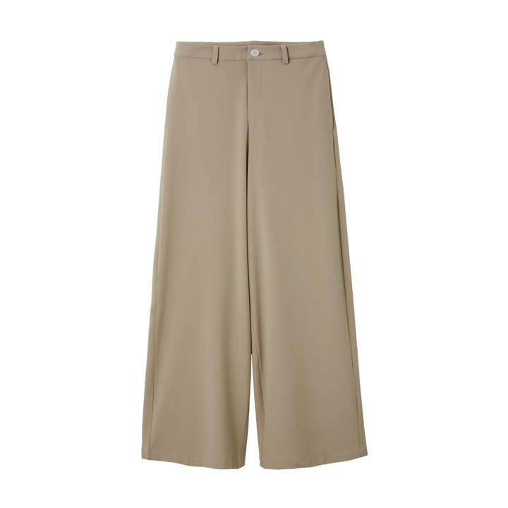 Wide Leg Pants (Brown)