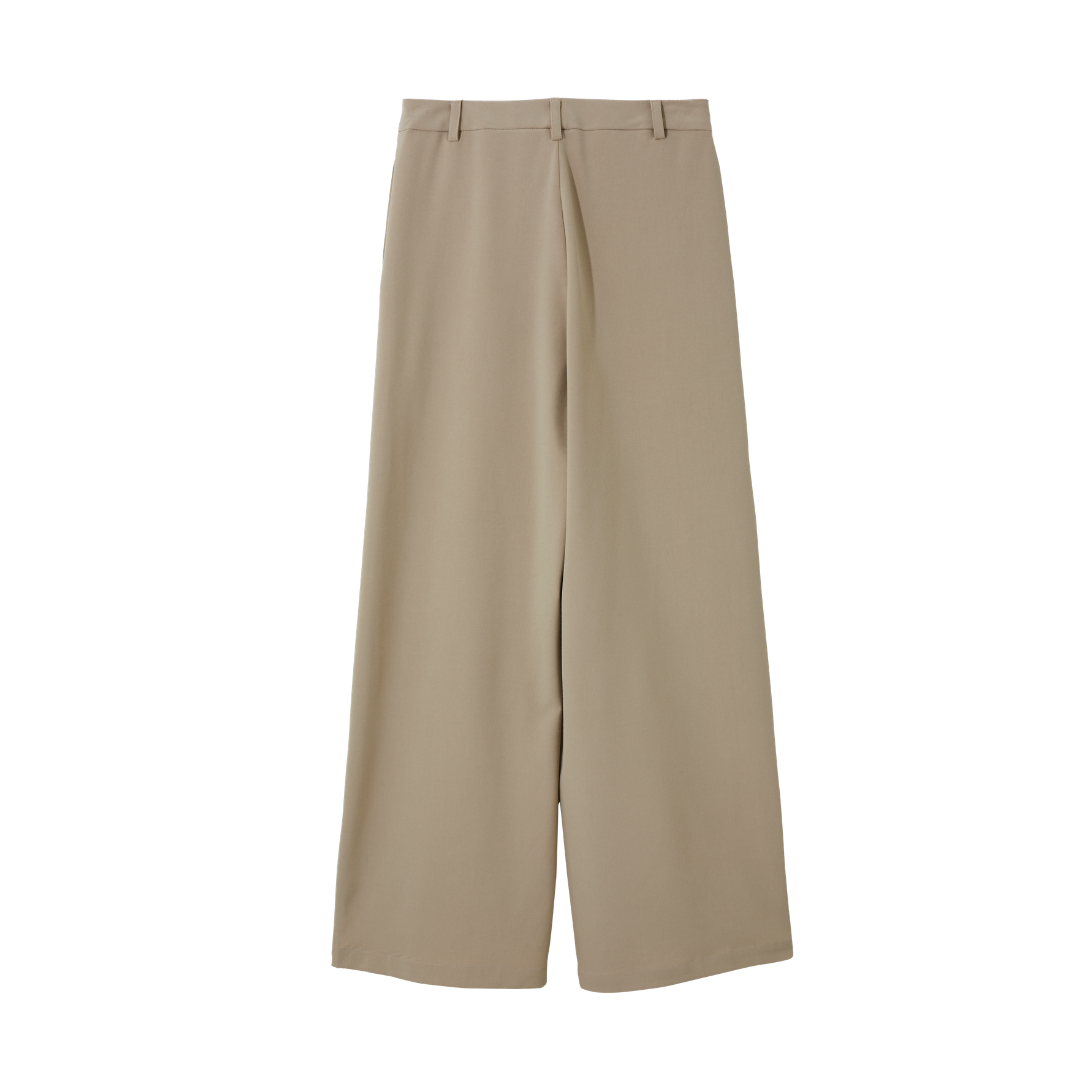Wide Leg Pants (Brown)