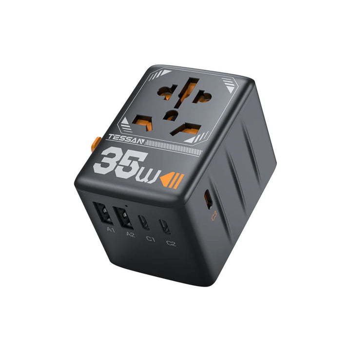 Tessan 35W Universal Travel Adapter 5 Port