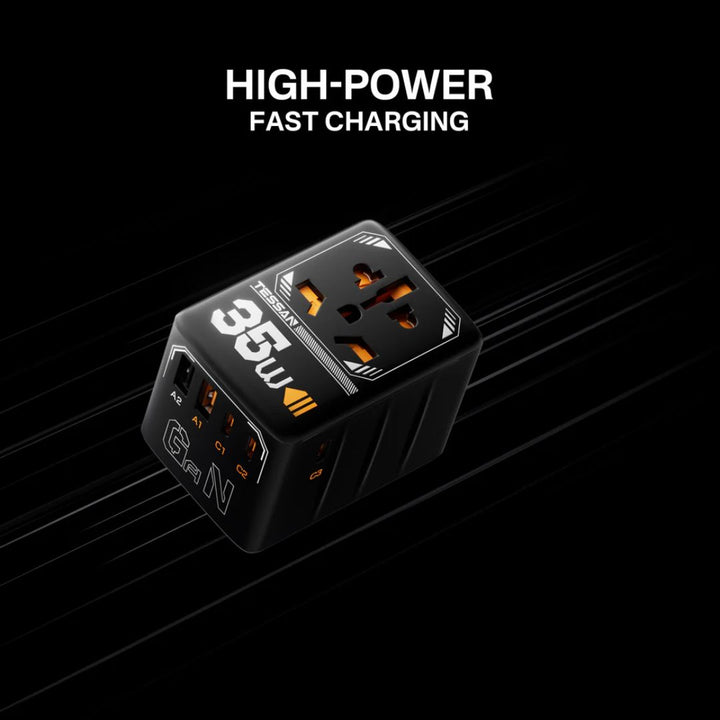 Tessan 35W Universal Travel Adapter 5 Port
