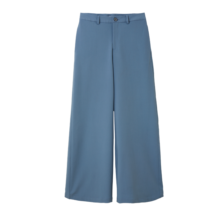 Wide Leg Pants (Blue)