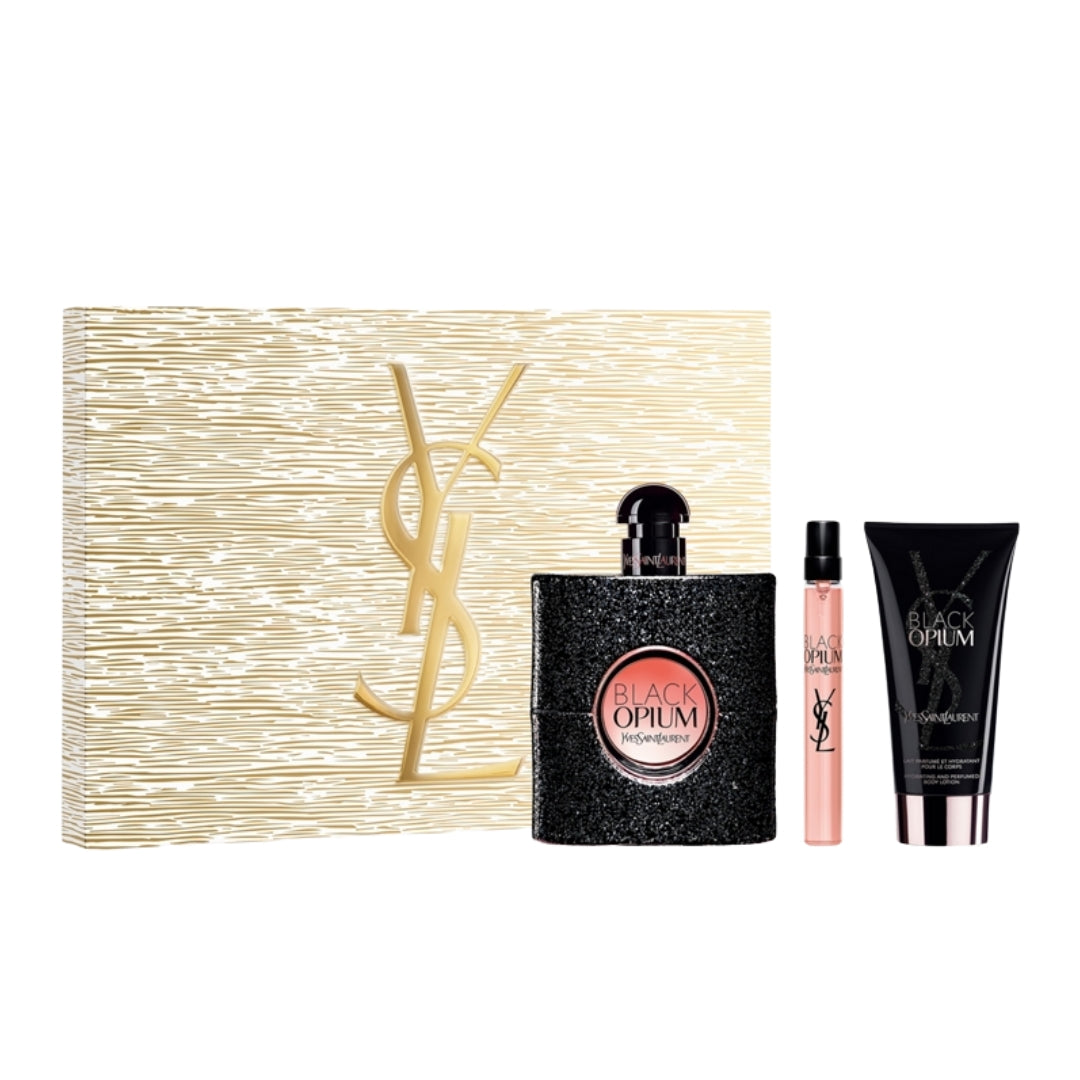 Gift Set 25 : Black Opium EDP 90ml + 10ml + Body Lotion 50ml