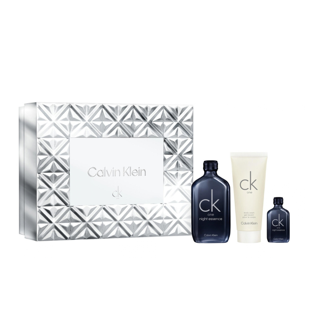 Gift Set 26 : Ck One Night Essence Parfum Intense 100ml + Shower Gel 100ml + 10 ml (Mini)