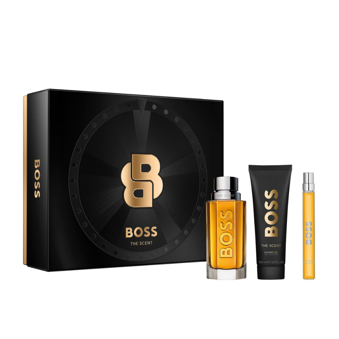 Gift Set 26 : Boss The Scent EDT 100ml + Pen Spray 10ml + Shower Gel 100ml
