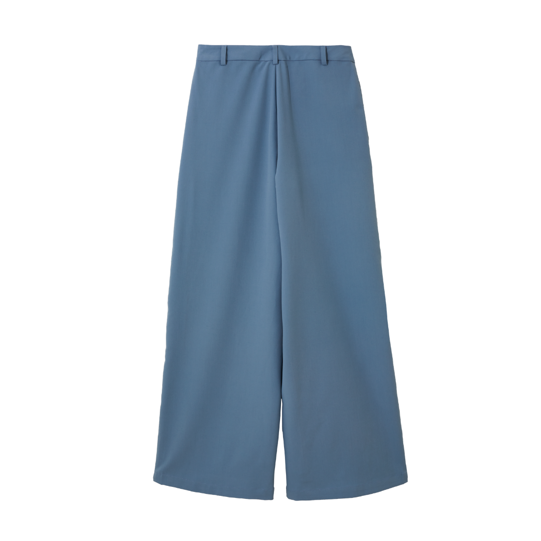 Wide Leg Pants (Blue)