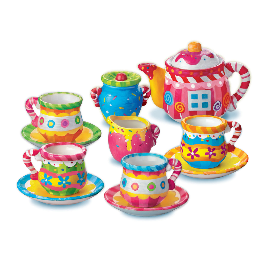 Fun Craft Paint Your Own Mini Tea Set