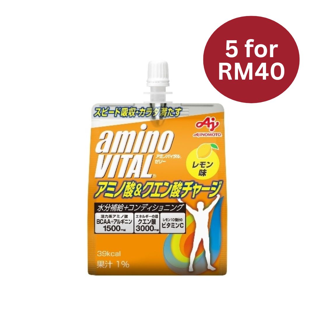 [Fitness] Jelly Drink Amino Acid & Citric Acid Charge Lemon Flavor (5 for RM40)