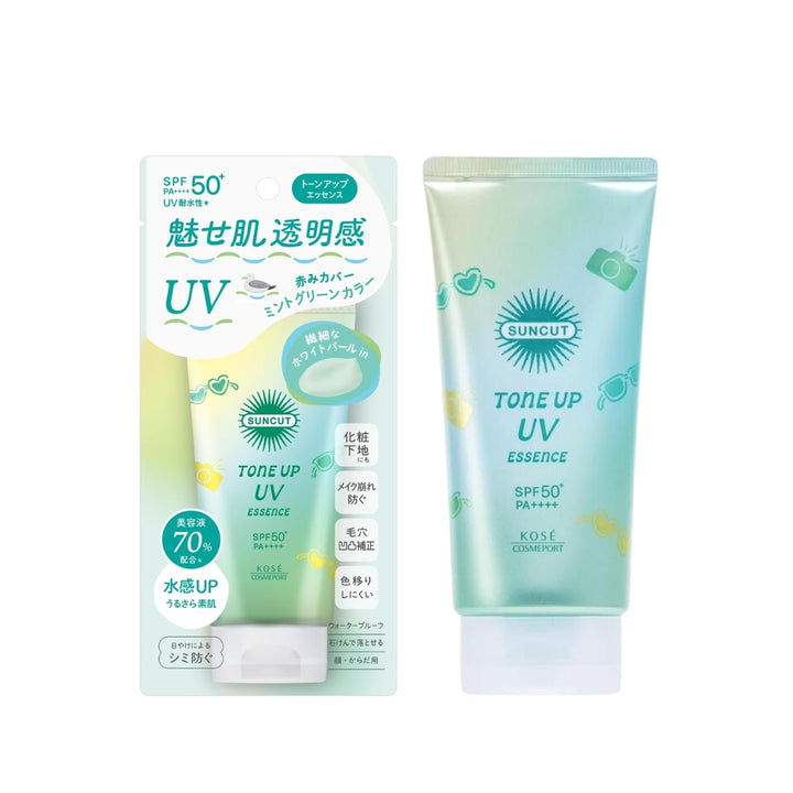 Suncut Tone Up UV Essence Mint Green 80g