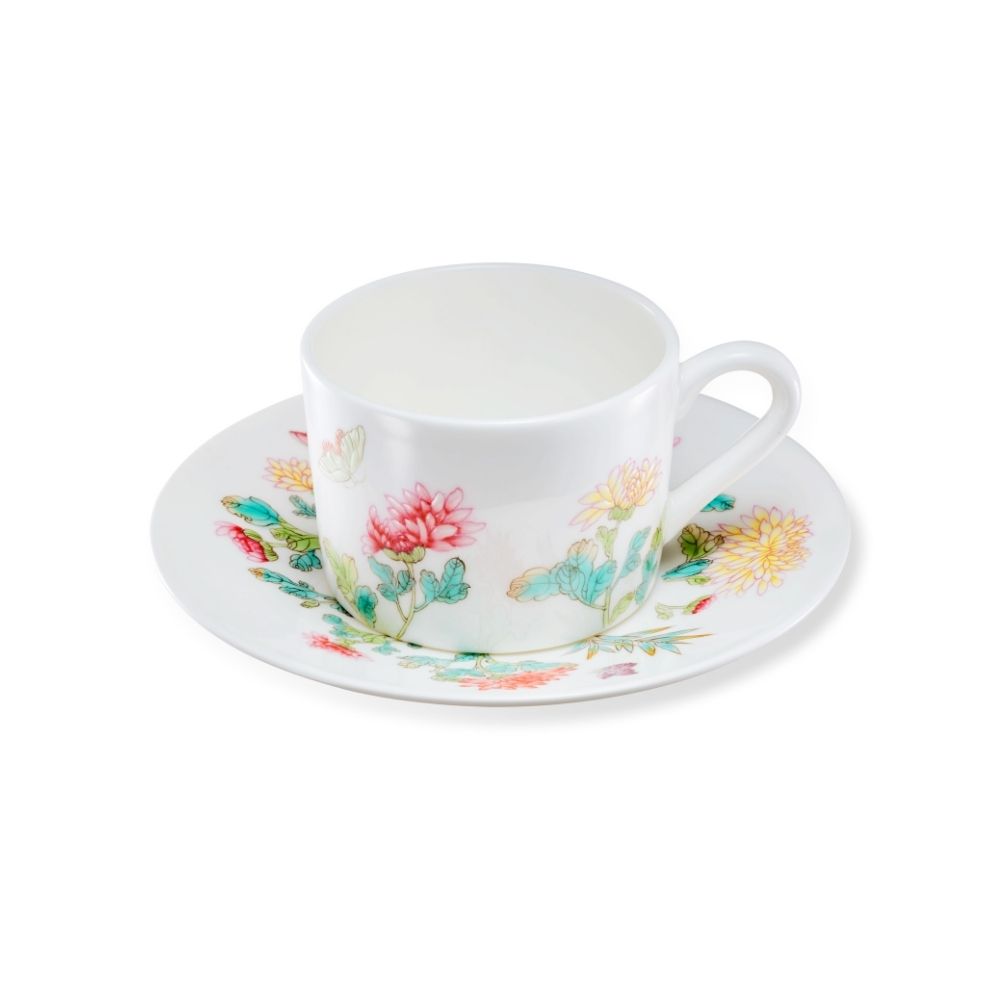 [Pickup Only] Butterflies in Love Cup and Saucer 170ml