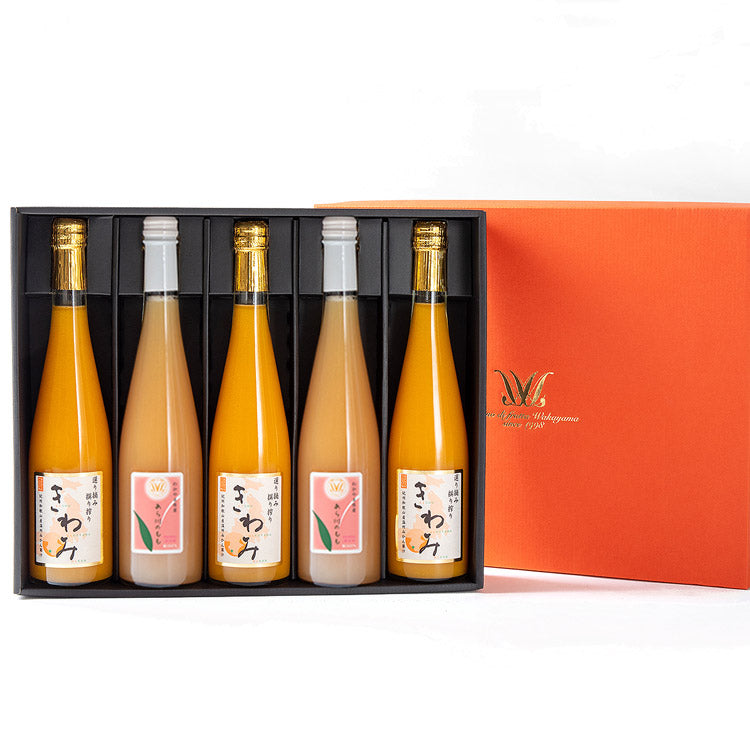 [Pre-order] Wakayama Prefecture Peach & Mandarin Juice Set of 5 bottles