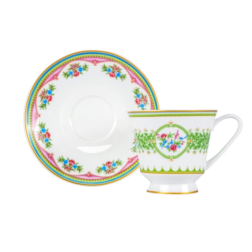 [Pickup Only] Little Nyonya Cup and Saucer 250ml
