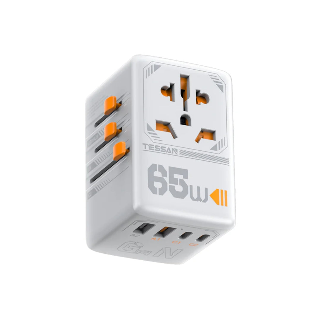 Tessan 65W Universal Travel Adapter 4 Port
