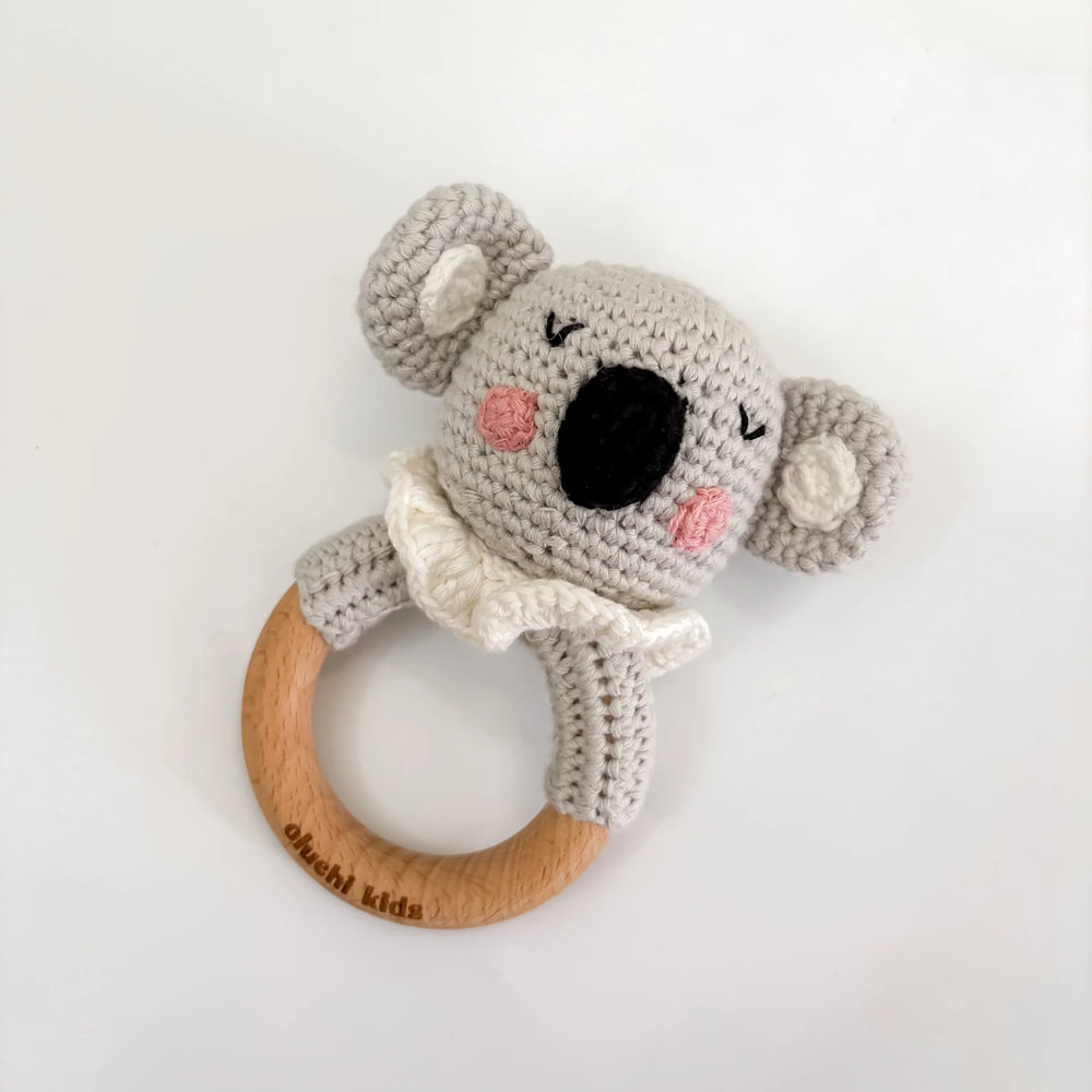 OLUCHI KIDS Crochet Animal Rattle | Isetan KL Online Store
