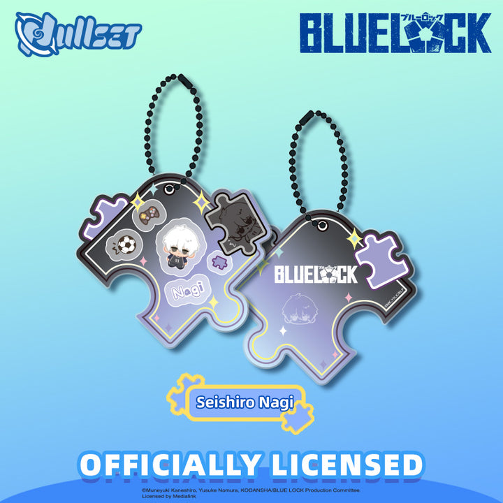 Blue Lock Pendant-Mini Shaking Particles