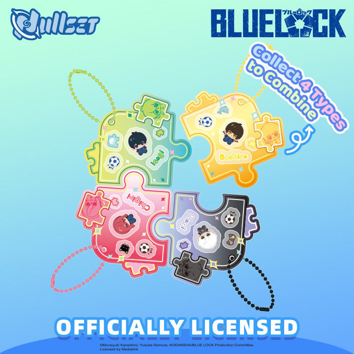 Blue Lock Pendant-Mini Shaking Particles